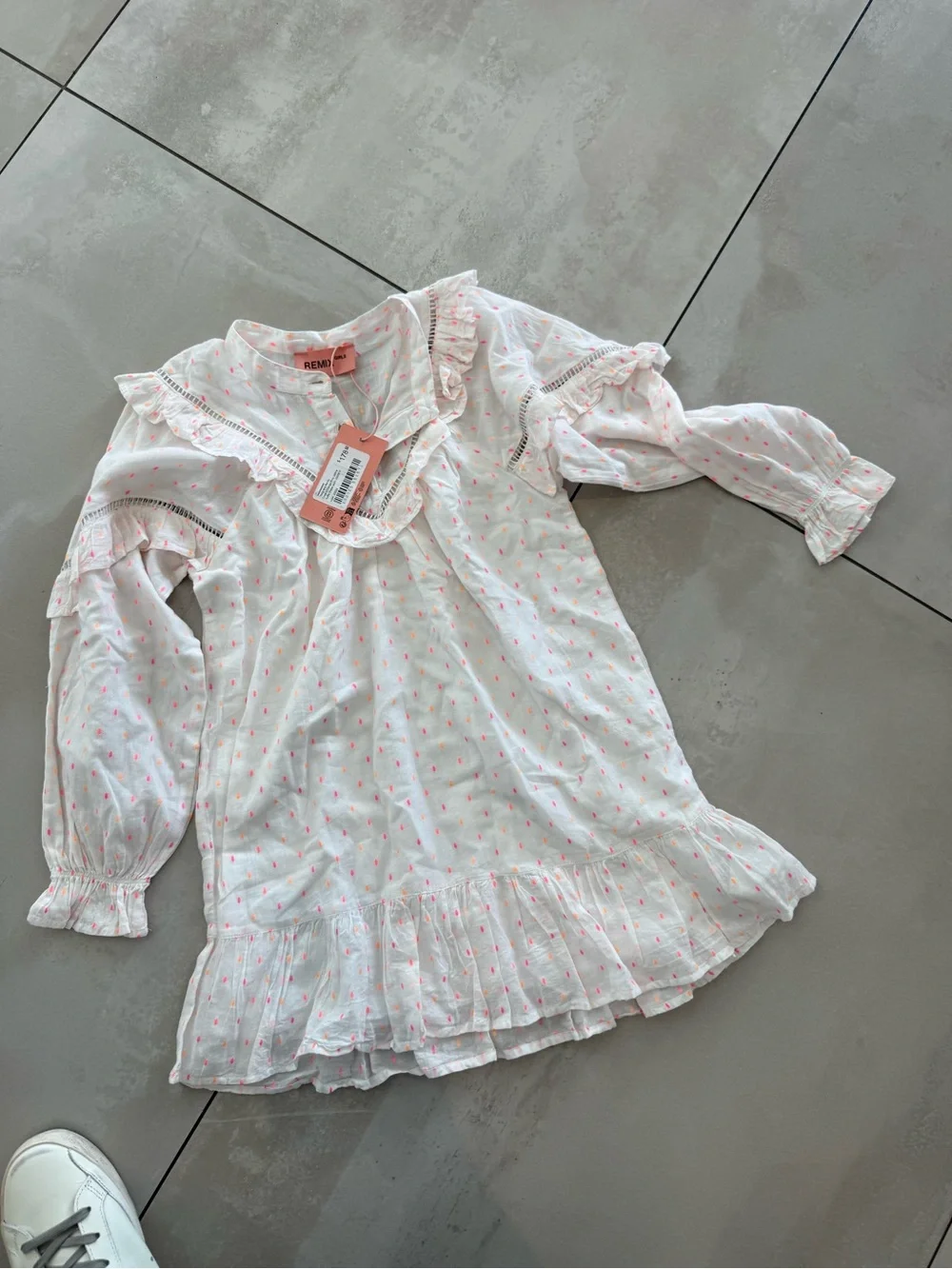 Designer remix Girls' Long-Sleeve dress size 8